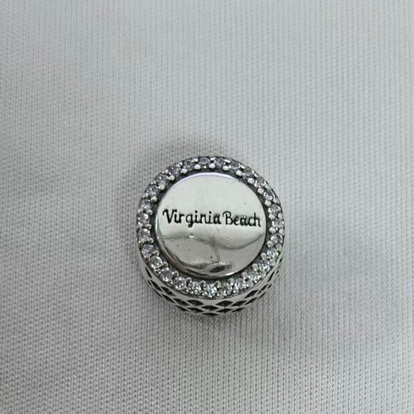 Pandora Virginia Beach Travel Exclusive Charm Pendant, S925 Silver Jewelry - Picture 2 of 4